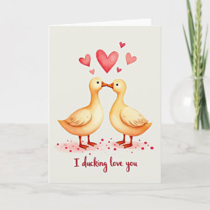 Ik Wauwelende Jou Liefde Kaart