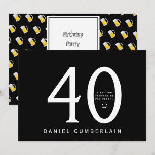 Ik wed dat je dacht dat hij ouder was dan veertig  kaart