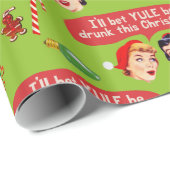 Ik wed dat YULE deze kerst drink wordt Cadeaupapier (Rol Hoek)
