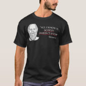 Ik weet alleen dat Scotty Socrates niet kent T-shirt (Voorkant)