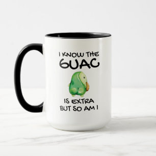 Ik weet dat de Guac extra is, maar ik ook C Mok