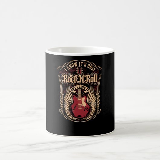 Ik weet dat het alleen Rock on Roll is Koffiemok (Center)