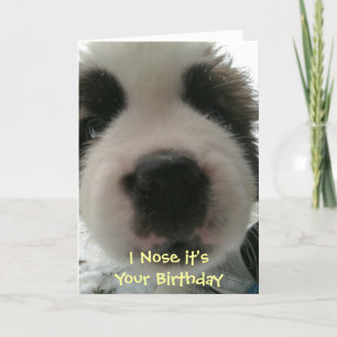 Ik weet dat het je verjaardag is kaart
