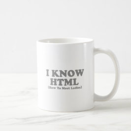 Ik weet dat html koffiemok