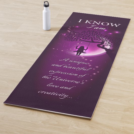 Ik weet dat ik bevestigingen yoga mat - 10 (In situ)