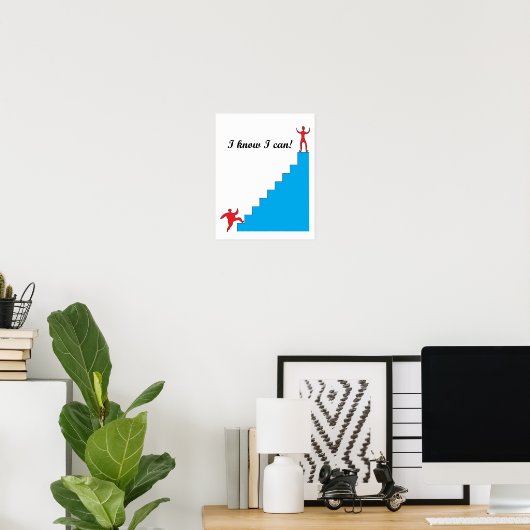 Ik weet dat ik dat kan. poster (Thuiskantoor)