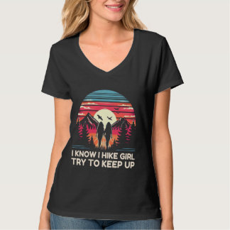 Ik weet dat ik een wandelend meisje probeer bij te t-shirt