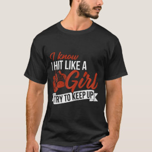 Ik weet dat ik geslagen ben als een bokser t-shirt