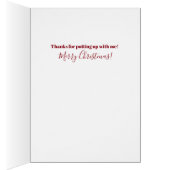 Ik weet dat ik het maar één keer per jaar zeg... (Binnen (Rechts))