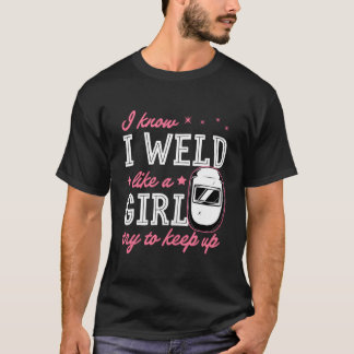 Ik weet dat ik las als een poging om het lassen vo t-shirt