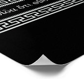 Ik weet dat ik niets weet van Socrates idioom Grie Poster (Hoek)