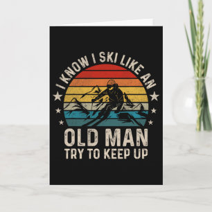 Ik weet dat ik ski als een oude man, probeer bij t kaart