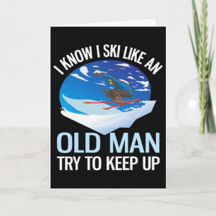 Ik weet dat ik ski als een oude man, probeer bij t kaart