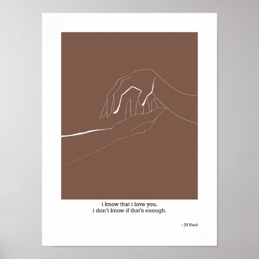 Ik weet dat ik van je hou poster (Voorkant)