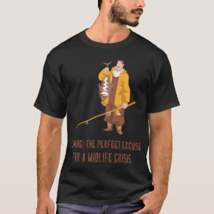 Ik weet dat ik vis als een meisje, probeer bij te t-shirt
