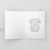 Ik weet dat je het moeilijk hebt | empathie kaart (Binnen)