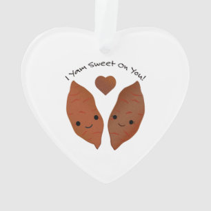 Ik weet dat je zoete aardappelen hebt ornament