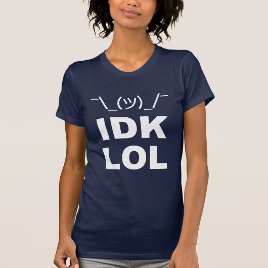Ik weet het niet. t-shirt (Voorkant)