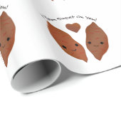 Ik weet het op je zoete aardappelen cadeaupapier (Rol Hoek)