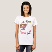 Ik weet je met een Cupcake T-shirt (Voorkant volledig)