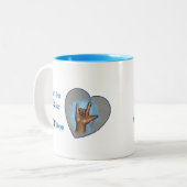 Ik weet niet alleen hoe het zit, ik heb ze gelezen tweekleurige koffiemok (Voorkant links)