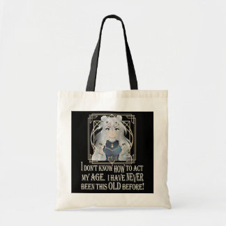 Ik weet niet hoe ik m'n oude griezeltje moet doen. tote bag