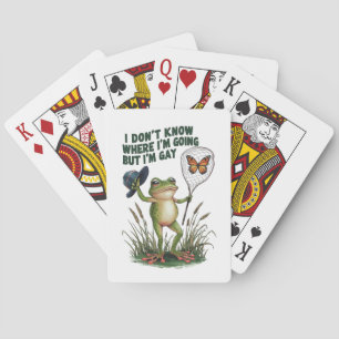 Ik weet niet waar ik heen ga maar ik ben een gay k pokerkaarten