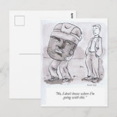 Ik weet niet waar ik mee ga. briefkaart (Voorkant / Achterkant)