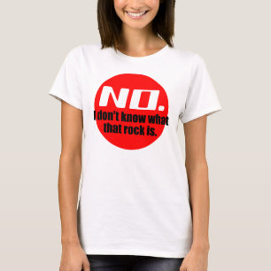 Ik weet niet wat die steen is (Rood) T-shirt