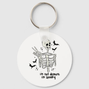 Ik weet niet zeker of ik spookachtig ben sleutelhanger