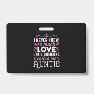 Ik weet nog nooit zoveel liefde tot iemand me beld badge