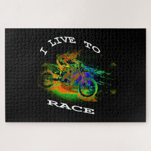 IK WEET VAN RACE - Motocross Racer Legpuzzel