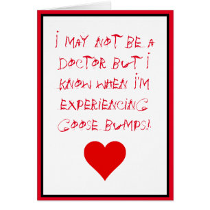 Ik weet wanneer ik kippenvel heb