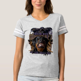 Ik weet wie de honden eruit heeft gelaten. t-shirt