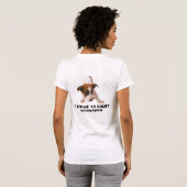 "IK WEIGEREN OM TE BESTRIJDEN" VERSLAG DOG FIGHTIN T-SHIRT (Achterkant volledig)