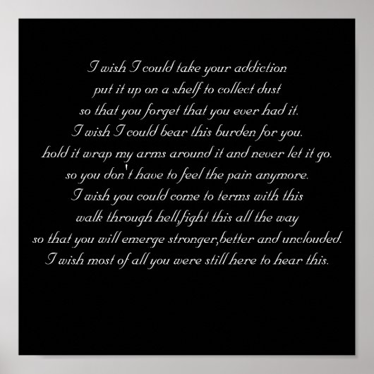 Ik wens afdrukken poster (Voorkant)