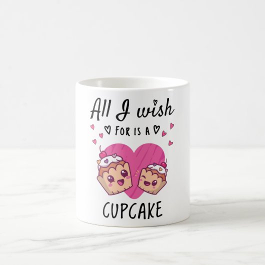 Ik wens alleen een Cupcake Koffiemok (Center)