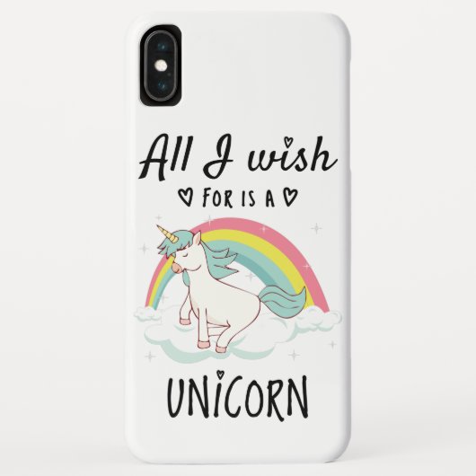 Ik wens alleen een Unicorn Case-Mate iPhone Case (Achterkant)