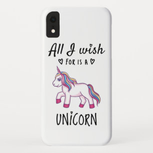 Ik wens alleen een Unicorn iPhone XR Hoesje