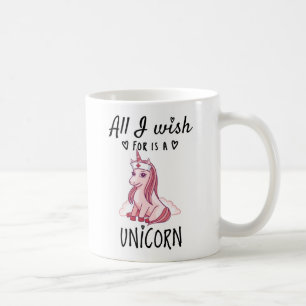 Ik wens alleen een Unicorn Koffiemok