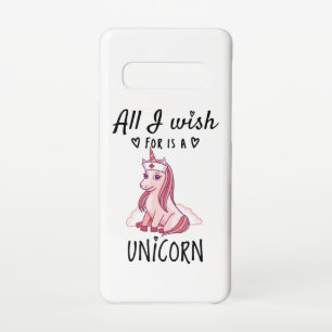 Ik wens alleen een Unicorn Samsung Galaxy S10 Hoesje