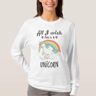 Ik wens alleen een Unicorn T-shirt