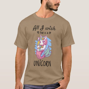 Ik wens alleen een Unicorn T-shirt