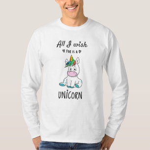 Ik wens alleen een Unicorn T-shirt