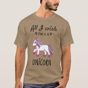 Ik wens alleen een Unicorn T-shirt
