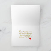 Ik wens je de beste kerst feestdagen kaart (Binnen)