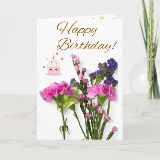 Ik wens je een dag vol vreugde kaart (Voorkant)