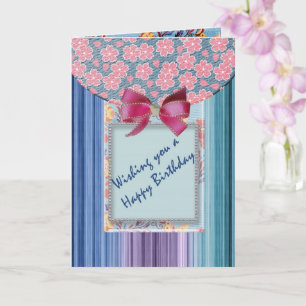 Ik wens je een fijne verjaardags Scrapbook Kaart