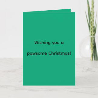 Ik wens je een heerlijke kerst! Feestdagenkaart Kaart