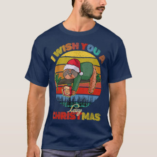 Ik wens je een lui kerstfeest.. een prettige feest t-shirt